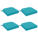4-delt sædepuder SOEST 4 pcs 100% polyester Turkis