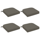 4-delt sædepuder SOEST 4 pcs 100% polyester Grå 45 x 45 x 7 cm