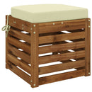 1-delt sædepude SOEST 100% polyester Cremefarvet 45 x 45 x 7 cm