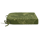 1-delt sædepude SOEST 100% polyester Bladdesign 45 x 45 x 7 cm