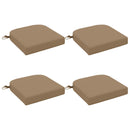 4-delt sædepuder SOEST 4 pcs 100% polyester Gråbrun