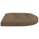 4-Stykke Sædepuder 4 stk. 100% polyester Gråbrun 40 x 40 x 5 cm