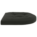 4-Stykke Sædepuder 4 stk. 100% polyester Sort 40 x 40 x 5 cm