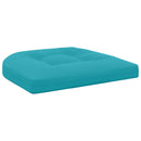 4-Stykke Sædepuder 4 stk. 100% polyester Turkis 40 x 40 x 5 cm