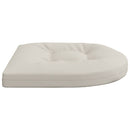 4-Stykke Sædepuder 4 stk. 100% polyester Hvid 45 x 45 x 5 cm