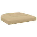 4-Stykke Sædepuder 4 stk. 100% polyester Beige 45 x 45 x 5 cm
