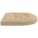 4-Stykke Sædepuder 4 stk. 100% polyester Beige 45 x 45 x 5 cm
