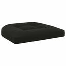 4-Stykke Sædepuder 4 stk. 100% polyester Sort 45 x 45 x 5 cm