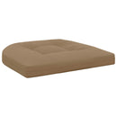 4-Stykke Sædepuder 4 stk. 100% polyester Gråbrun 45 x 45 x 5 cm