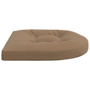 4-Stykke Sædepuder 4 stk. 100% polyester Gråbrun 45 x 45 x 5 cm