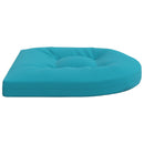 4-Stykke Sædepuder 4 stk. 100% polyester Turkis 45 x 45 x 5 cm