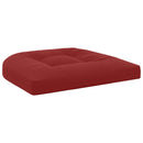 4-Stykke Sædepuder 4 stk. 100% polyester Vinrød 45 x 45 x 5 cm