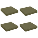 4-Stykke Sædepuder VUGHT 4 pcs 100% polyester Olivengrøn