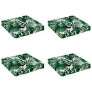 4-Stykke Sædepuder VUGHT 4 pcs 100% polyester Bladmønster