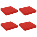 4-Stykke Sædepuder VUGHT 4 pcs 100% polyester Rød