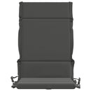 2-delt højt rygstol puder GEMERT 2 pcs 100% polyester Antracit