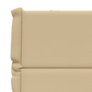 2-delt højt rygstol puder GEMERT 2 pcs 100% polyester Beige