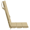 2-delt højt rygstol puder GEMERT 2 pcs 100% polyester Beige