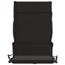 2-delt højt rygstol puder GEMERT 2 pcs 100% polyester Sort