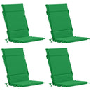 4-delt højt rygstol puder GEMERT 4 pcs 100% polyester Grøn