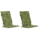 2-delt højt rygstol puder GEMERT 2 pcs 100% polyester
