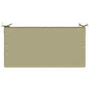 Sædehynde SOEST 100% polyester Lysegrøn 120 x 60 x 15 cm