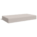 Sædehynde SOEST 100% polyester Hvid 120 x 60 x 15 cm