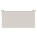 Sædehynde SOEST 100% polyester Hvid 120 x 60 x 15 cm
