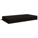 Sædehynde SOEST 100% polyester Sort 120 x 60 x 15 cm