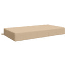 Sædehynde SOEST 100% polyester Cremefarvet 120 x 60 x 15 cm