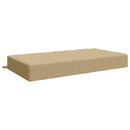 Sædehynde SOEST 100% polyester Beige 120 x 60 x 15 cm