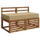 Sædehynde SOEST 100% polyester Beige 120 x 60 x 15 cm