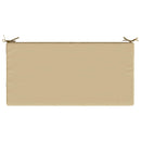 Sædehynde SOEST 100% polyester Beige 120 x 60 x 15 cm