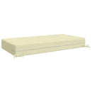 Sædehynde SOEST 100% polyester Cremefarvet 120 x 60 x 15 cm