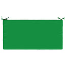 Sædehynde SOEST 100% polyester Grøn 120 x 60 x 15 cm