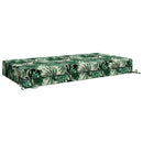 Sædehynde SOEST 100% polyester Bladmønster 120 x 60 x 15 cm