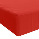 Sædehynde SOEST 100% polyester Rød 120 x 60 x 15 cm