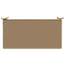 Sædehynde SOEST 100% polyester Gråbrun 120 x 60 x 15 cm