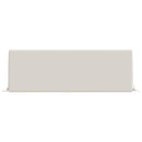 Ryghynde SOEST 100% polyester Hvid 120 x 20 x 40 cm