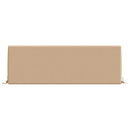 Ryghynde SOEST 100% polyester Sandfarvet 120 x 20 x 40 cm