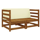 Ryghynde SOEST 100% polyester Cremefarvet 120 x 20 x 40 cm