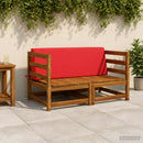 Ryghynde SOEST 100% polyester Rød 120 x 20 x 40 cm