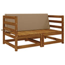 Ryghynde SOEST 100% polyester Gråbrun 120 x 20 x 40 cm