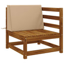 Ryghynde SOEST 100% polyester Sandfarvet 60 x 20 x 40 cm