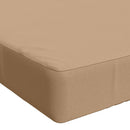 Sædehynde SOEST 100% polyester Sandfarvet 120 x 80 x 10 cm