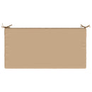 Sædehynde SOEST 100% polyester Sandfarvet 120 x 80 x 10 cm