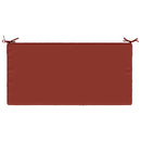 Sædehynde SOEST 100% polyester Rød 120 x 80 x 10 cm