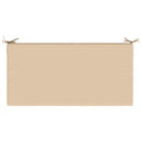 Sædehynde SOEST 100% polyester Cremefarvet 120 x 80 x 10 cm