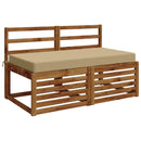 Sædehynde SOEST 100% polyester Beige 120 x 80 x 10 cm