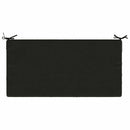 Sædehynde SOEST 100% polyester Sort 120 x 80 x 10 cm